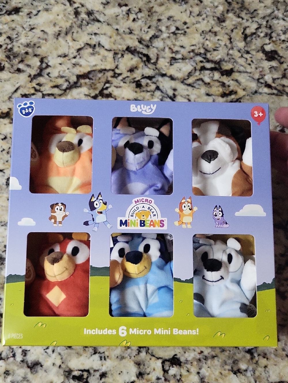 Bluey Micro Mini Beans 6 Pack Collection